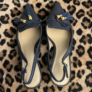Ann Taylor Navy Blue Shoes.